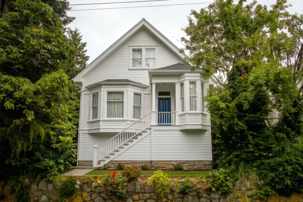 Restored weatherboard Melbourne home exterior after repainting